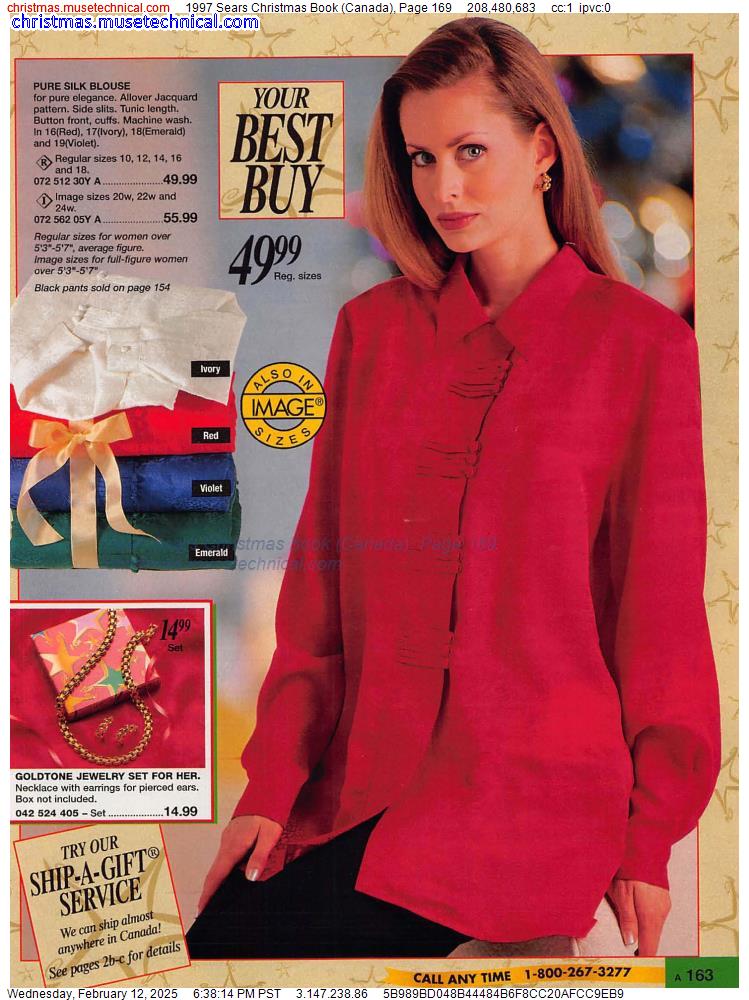 1997 Sears Christmas Book (Canada), Page 169