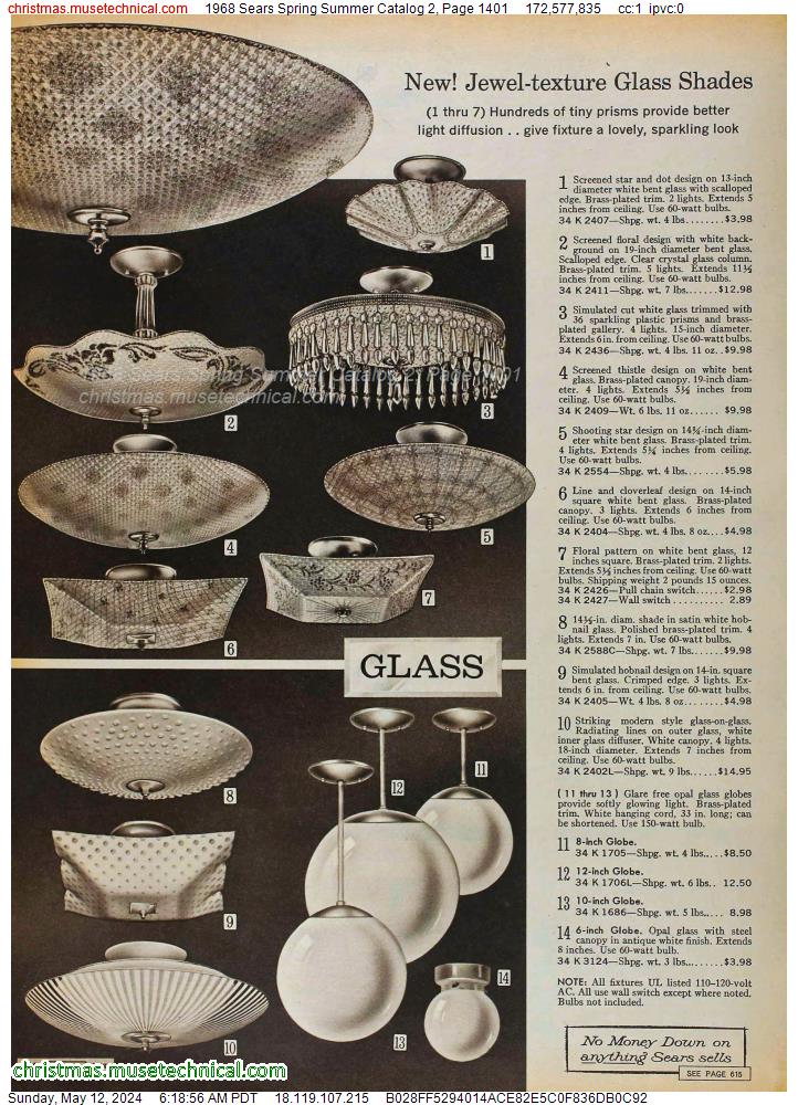 1968 Sears Spring Summer Catalog 2, Page 1401