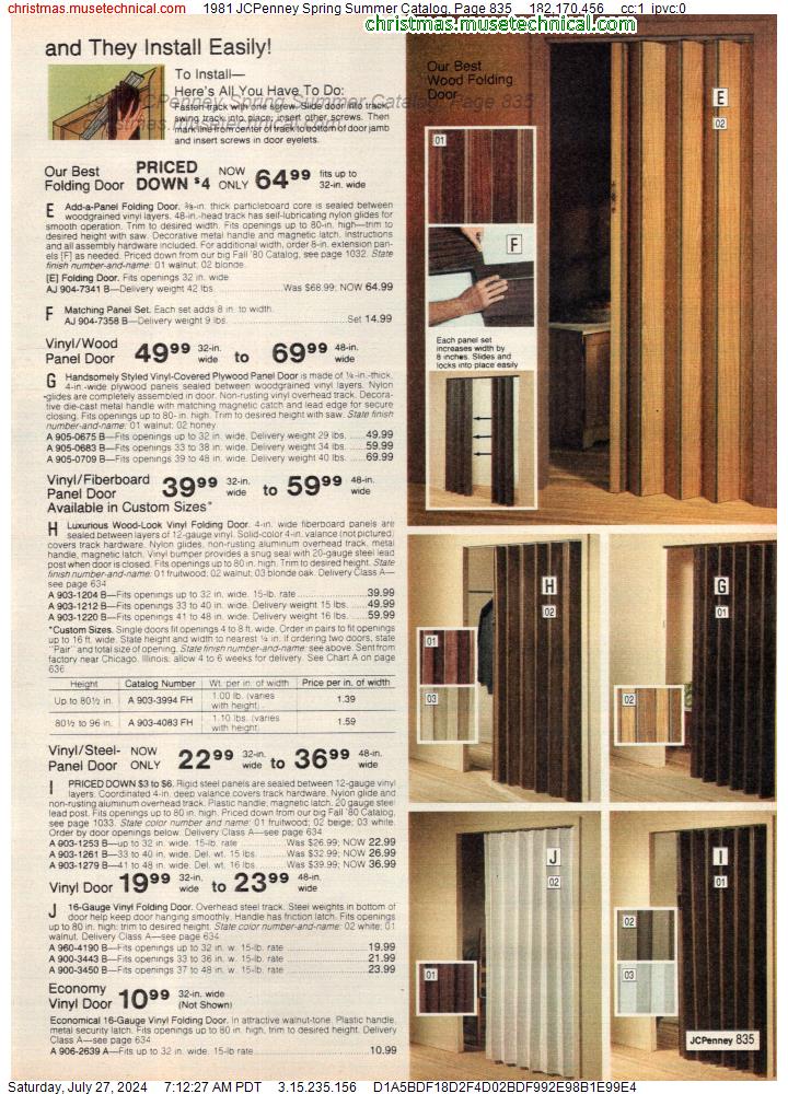 1981 JCPenney Spring Summer Catalog, Page 835