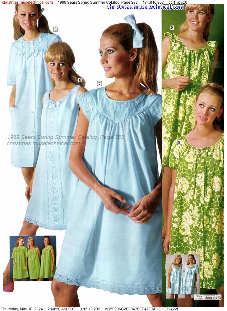 1969 Sears Spring Summer Catalog, Page 383