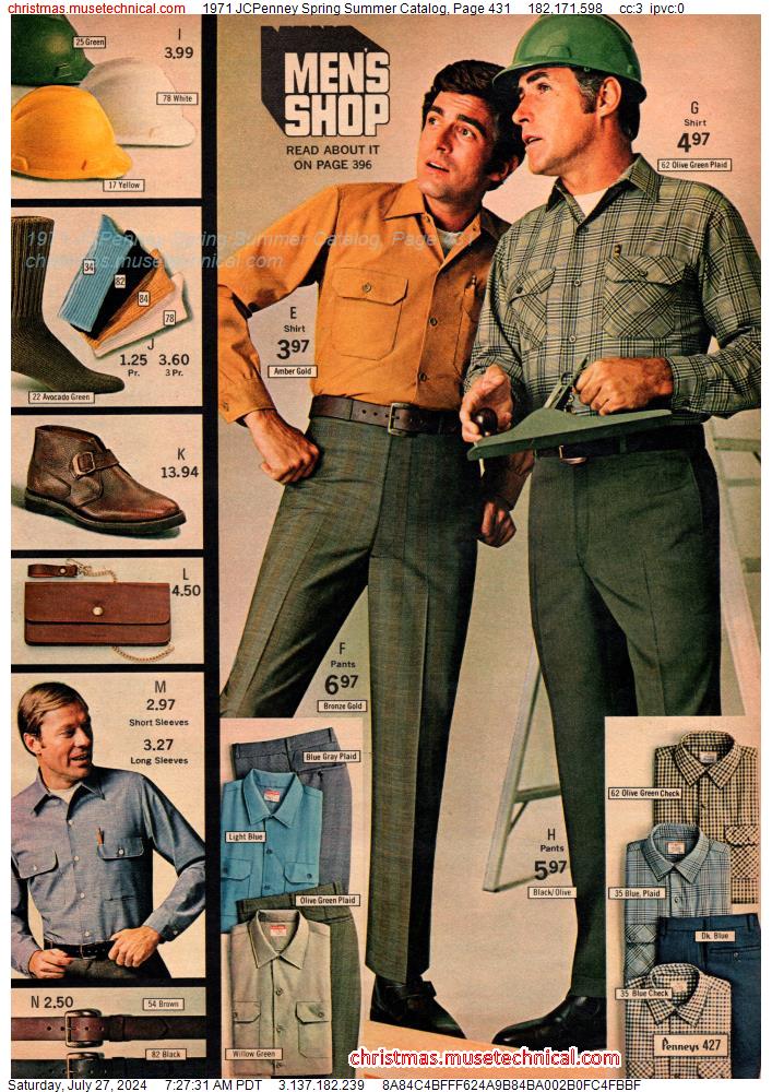 1971 JCPenney Spring Summer Catalog, Page 431