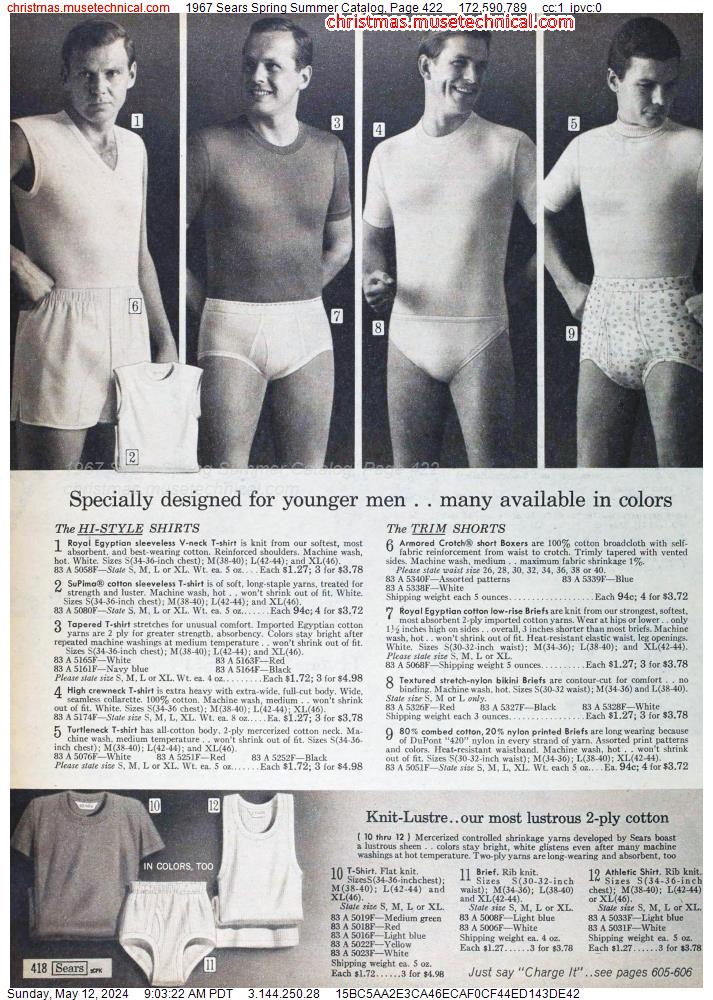 1967 Sears Spring Summer Catalog, Page 422
