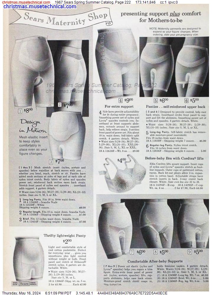 1967 Sears Spring Summer Catalog, Page 222