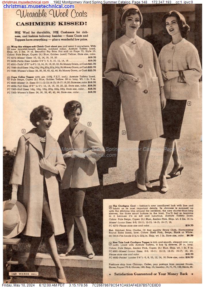 1962 Montgomery Ward Spring Summer Catalog, Page 148