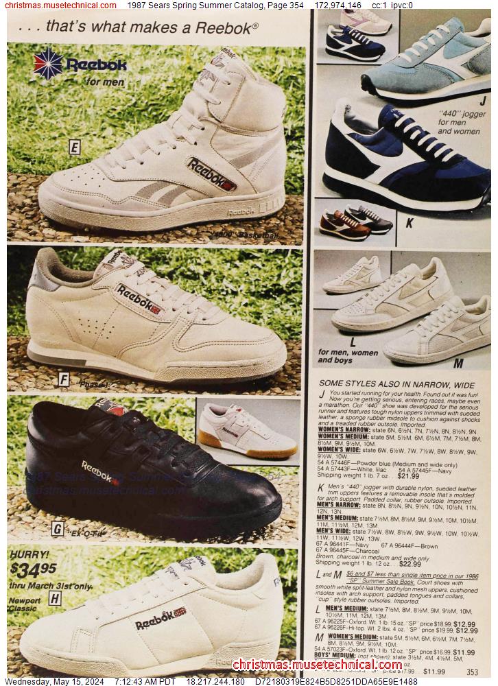1987 Sears Spring Summer Catalog, Page 354