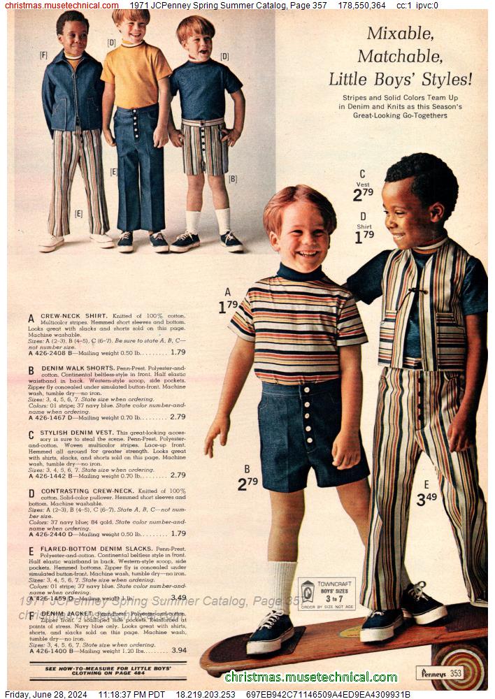 1971 JCPenney Spring Summer Catalog, Page 357