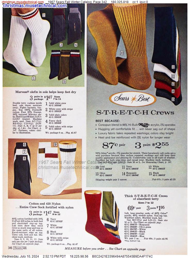 1967 Sears Fall Winter Catalog, Page 342