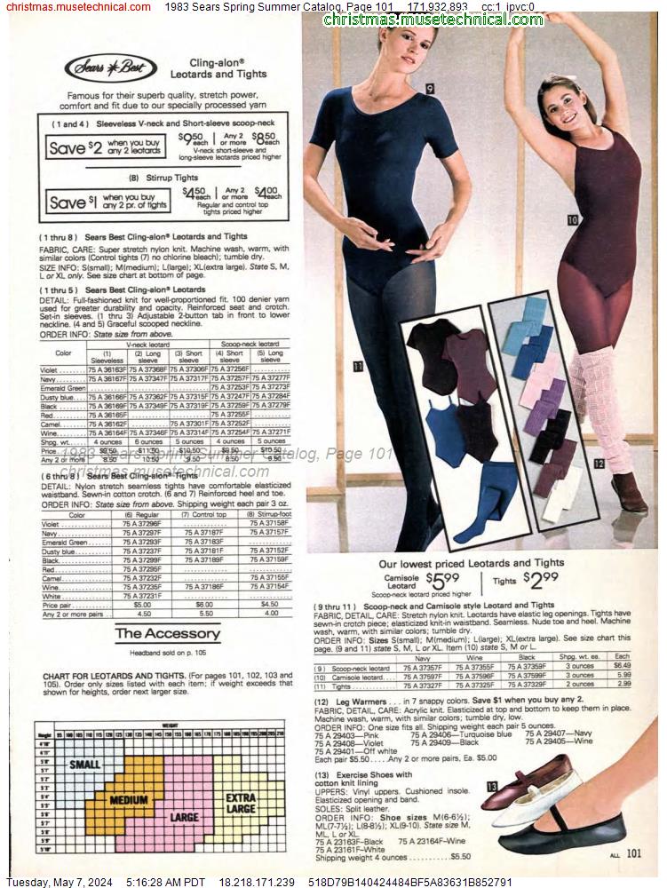 1983 Sears Spring Summer Catalog, Page 101