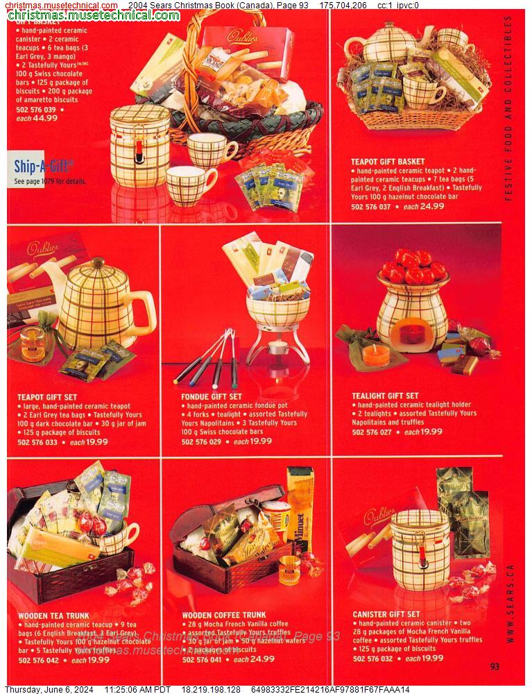2004 Sears Christmas Book (Canada), Page 93