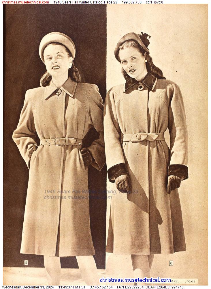 1946 Sears Fall Winter Catalog, Page 23