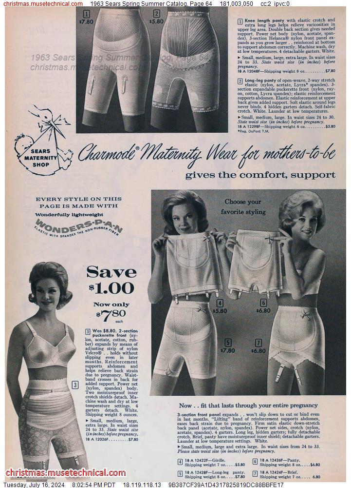1963 Sears Spring Summer Catalog, Page 64