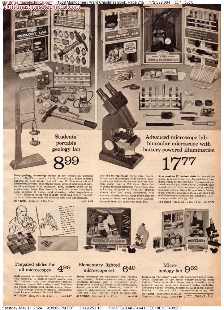1968 Montgomery Ward Christmas Book, Page 315