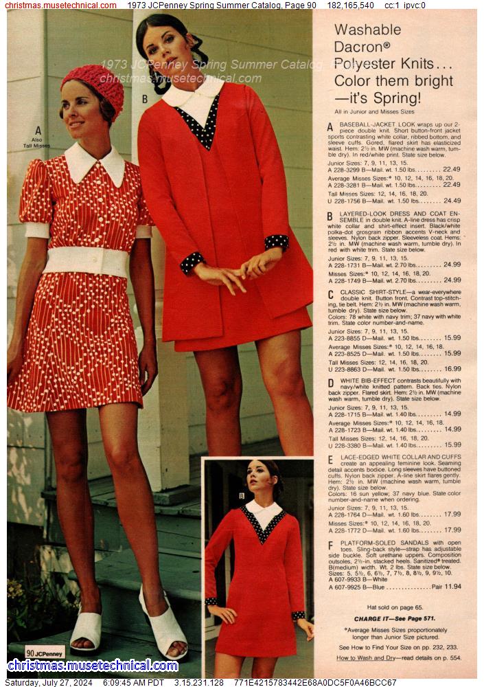 1973 JCPenney Spring Summer Catalog, Page 90