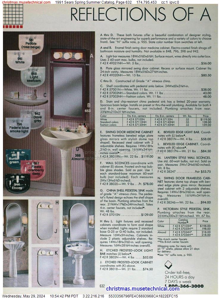 1991 Sears Spring Summer Catalog, Page 632