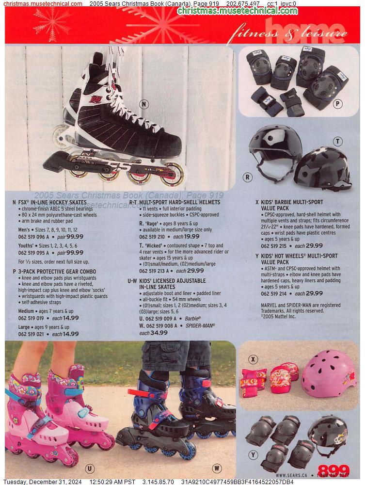 2005 Sears Christmas Book (Canada), Page 919