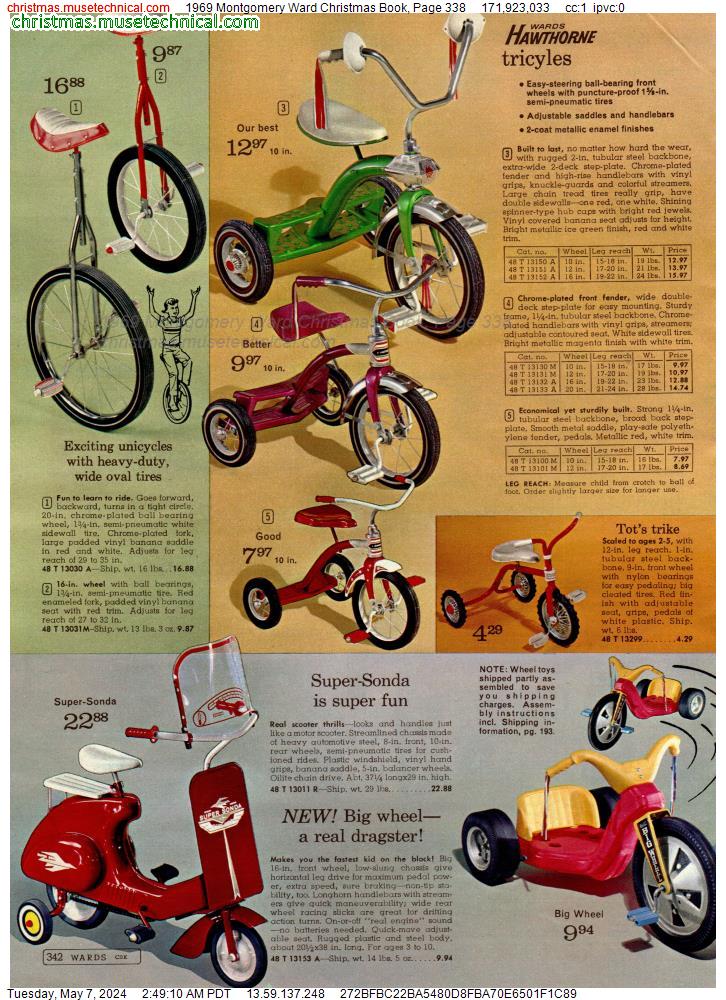 1969 Montgomery Ward Christmas Book, Page 338
