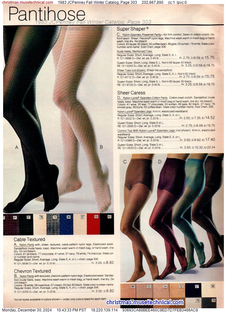 1983 JCPenney Fall Winter Catalog, Page 303