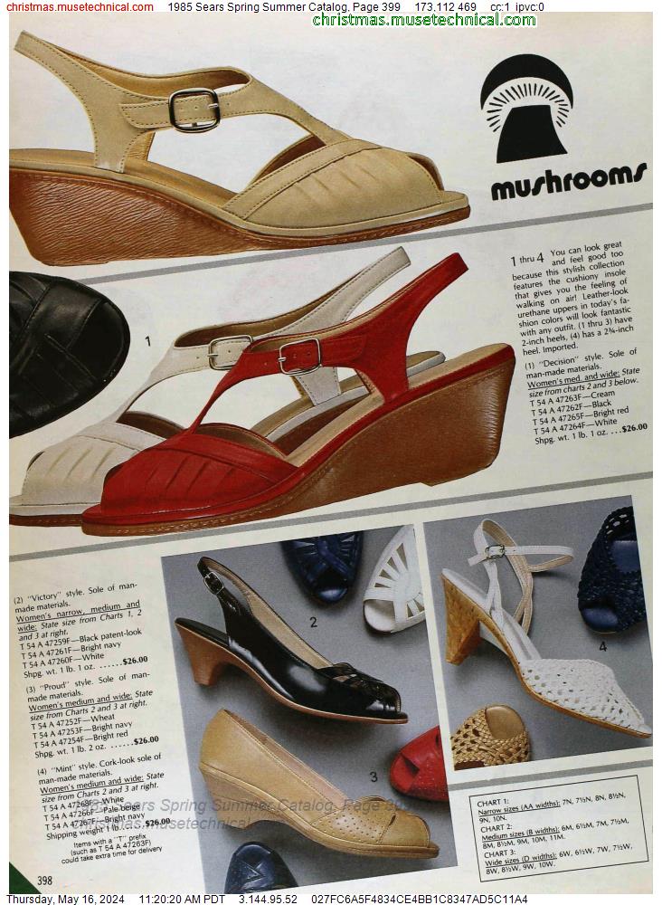 1985 Sears Spring Summer Catalog, Page 399