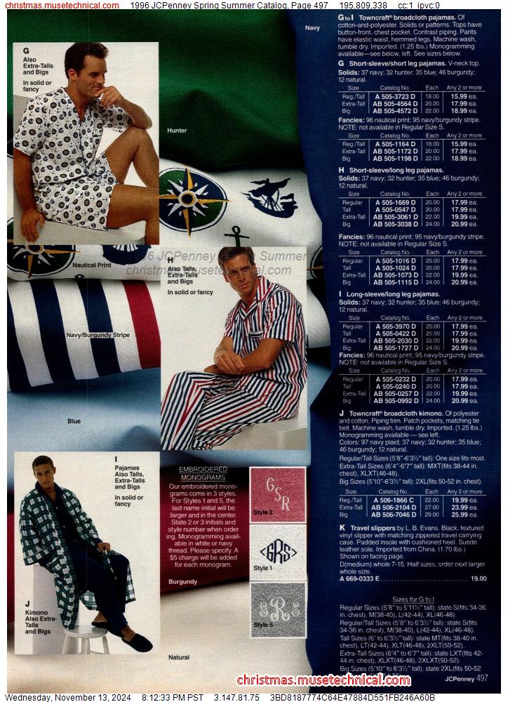 1996 JCPenney Spring Summer Catalog, Page 497