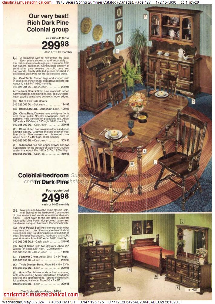 1975 Sears Spring Summer Catalog (Canada), Page 427