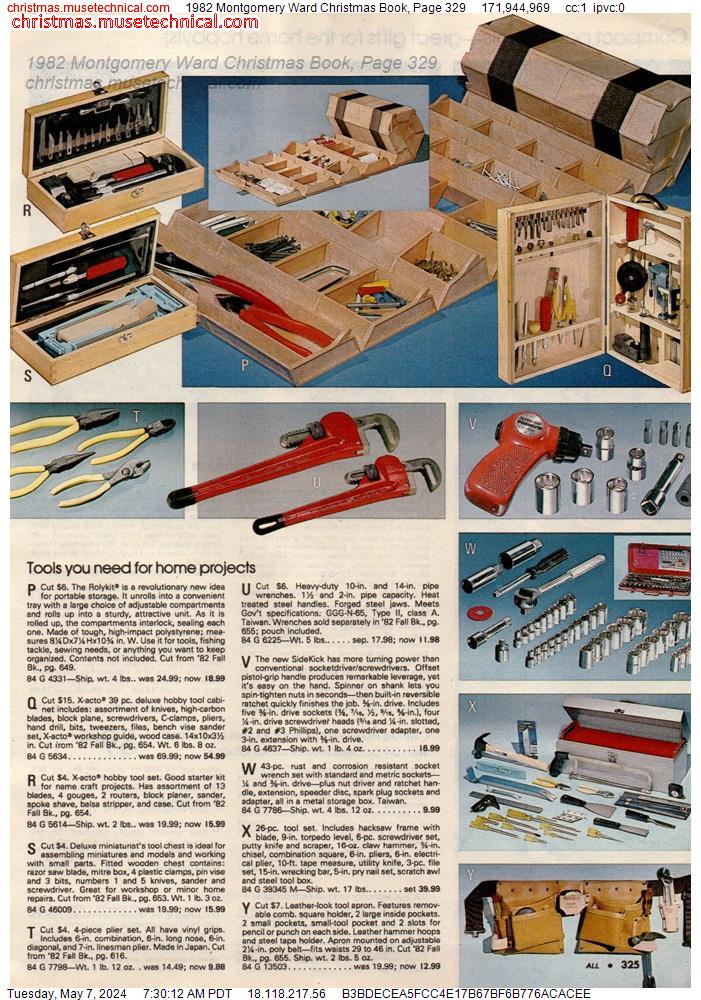 1982 Montgomery Ward Christmas Book, Page 329