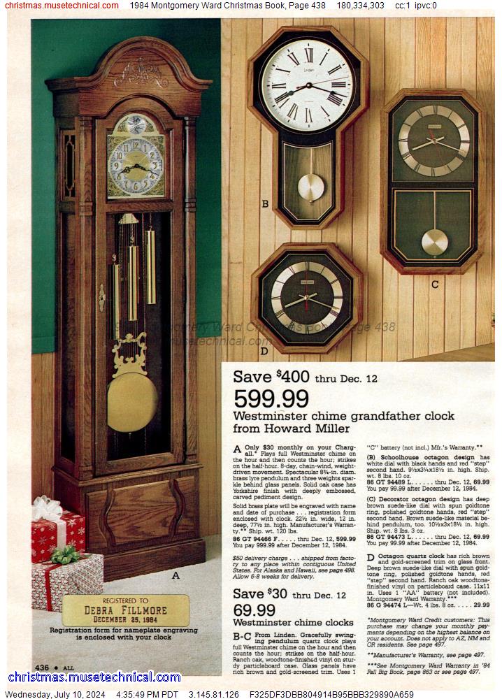 1984 Montgomery Ward Christmas Book, Page 438