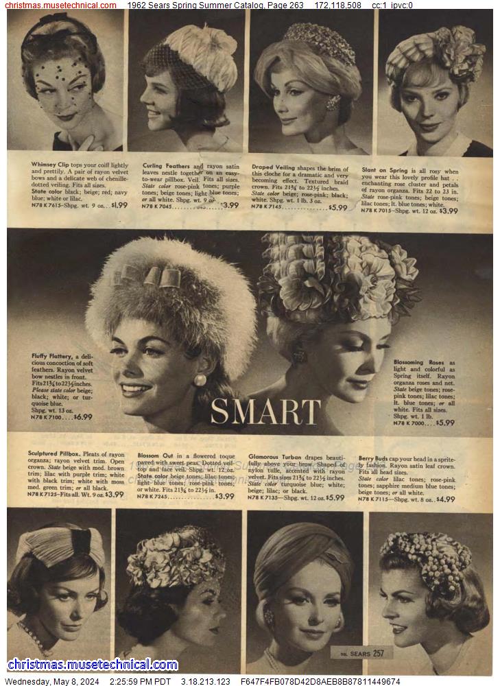 1962 Sears Spring Summer Catalog, Page 263