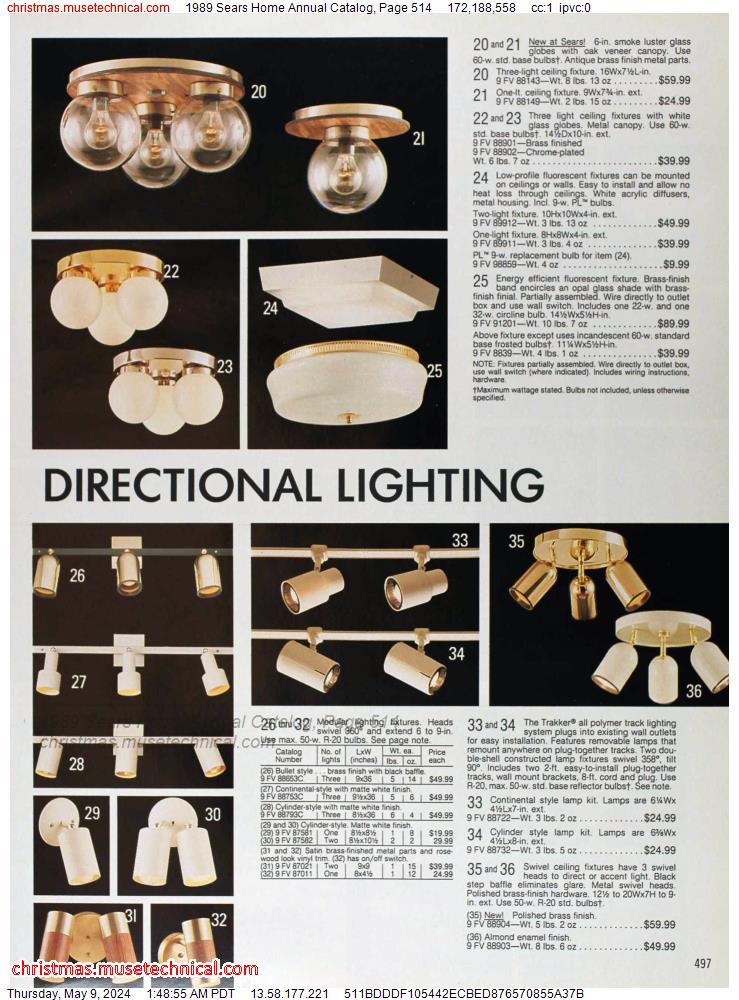 1989 Sears Home Annual Catalog, Page 514