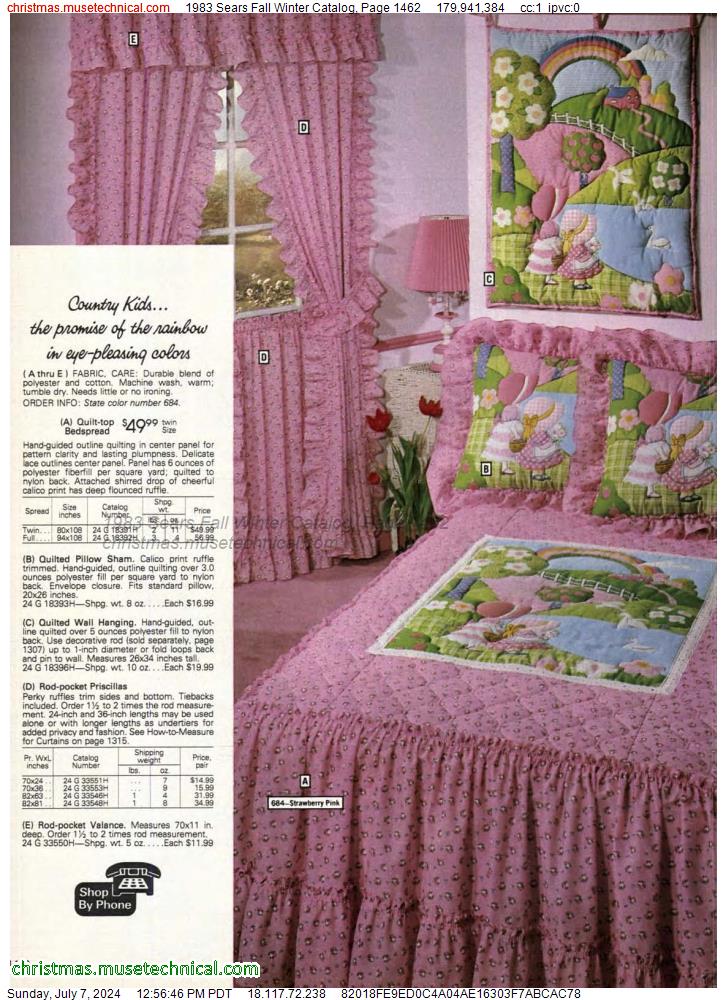 1983 Sears Fall Winter Catalog, Page 1462