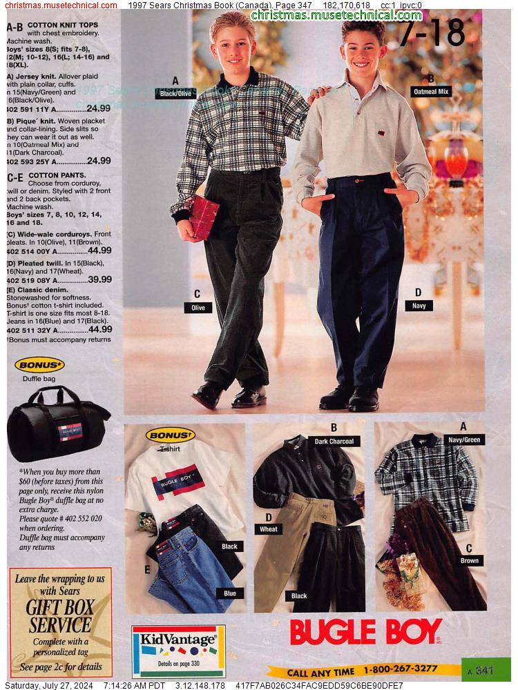 1997 Sears Christmas Book (Canada), Page 347