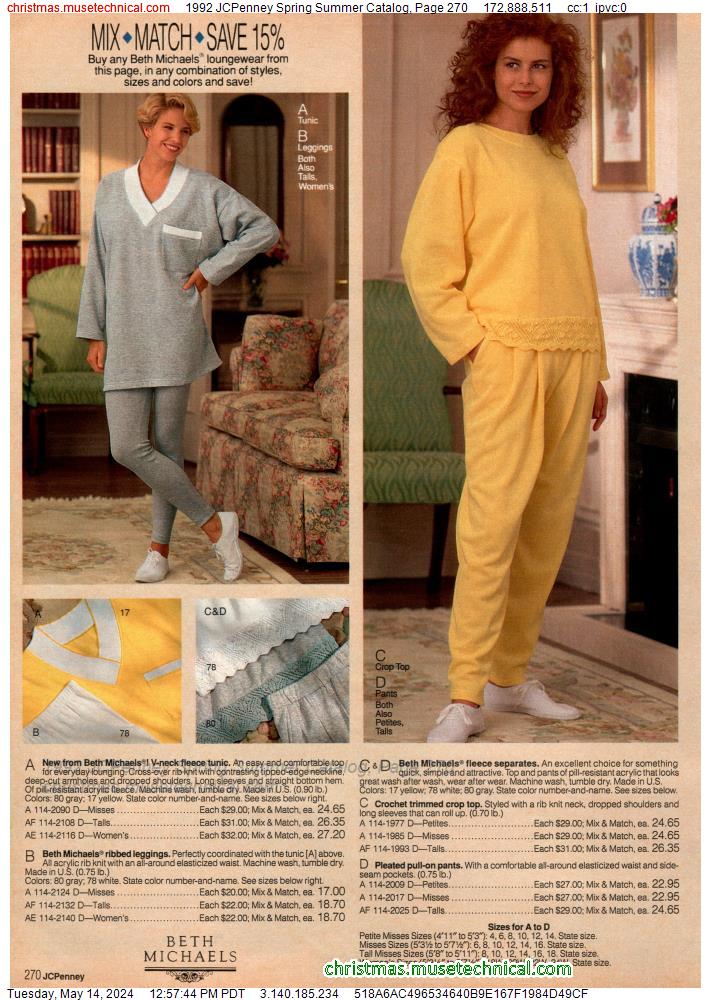1992 JCPenney Spring Summer Catalog, Page 270