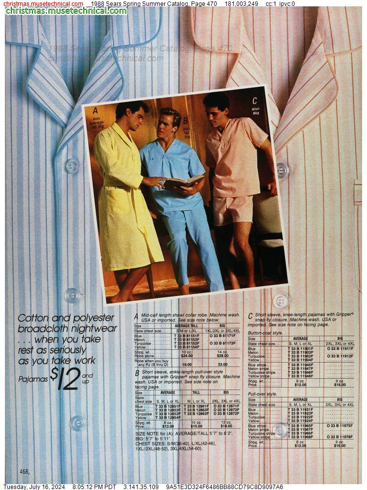 1988 Sears Spring Summer Catalog, Page 470