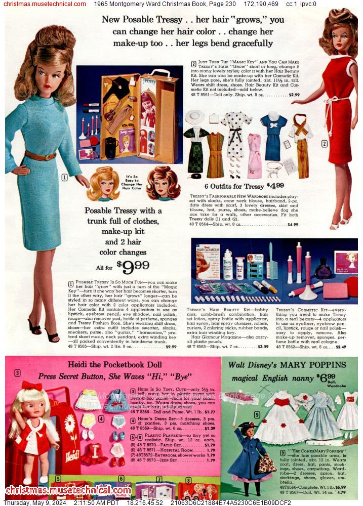 1965 Montgomery Ward Christmas Book, Page 230