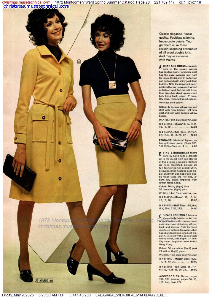 1972 Montgomery Ward Spring Summer Catalog, Page 20