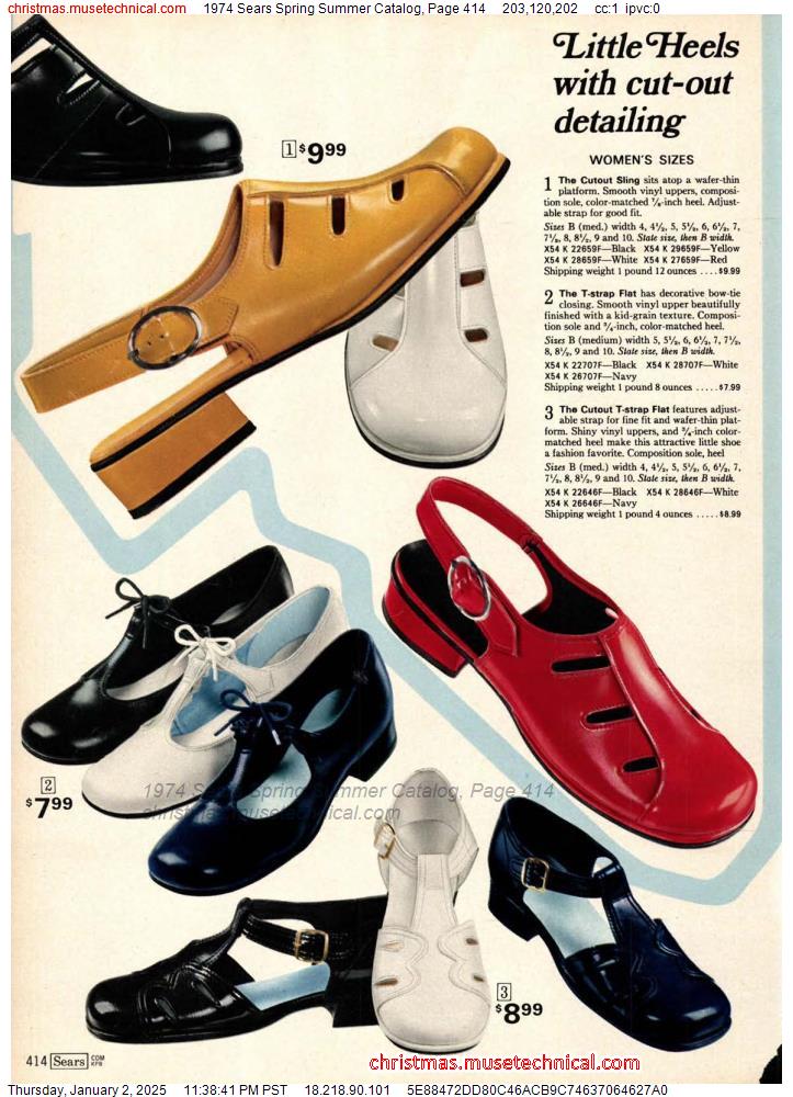 1974 Sears Spring Summer Catalog, Page 414