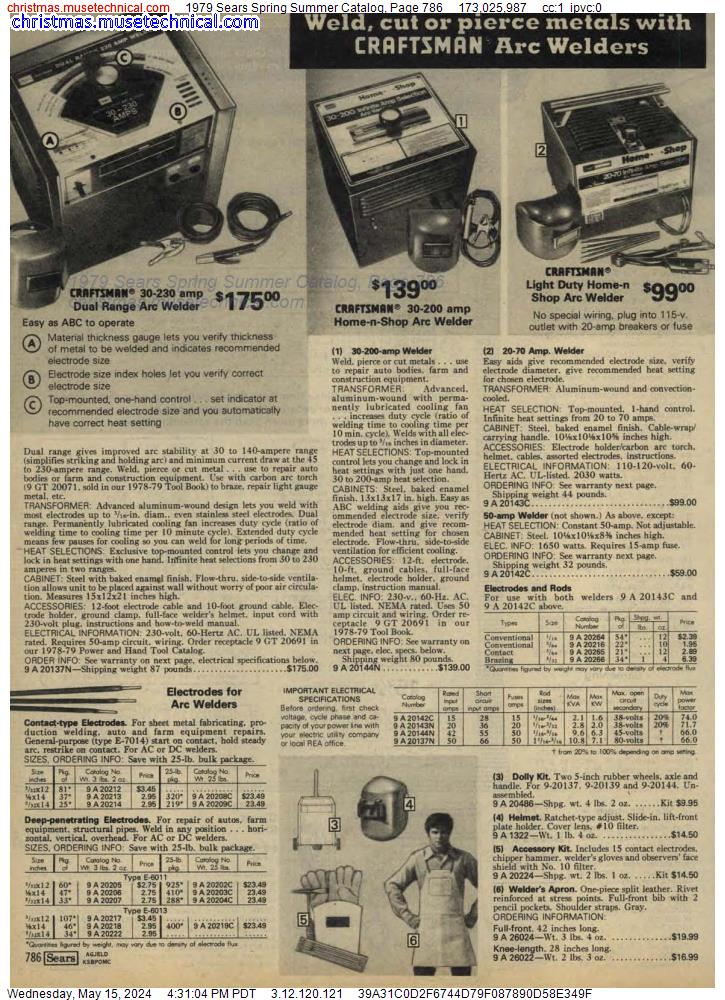 1979 Sears Spring Summer Catalog, Page 786