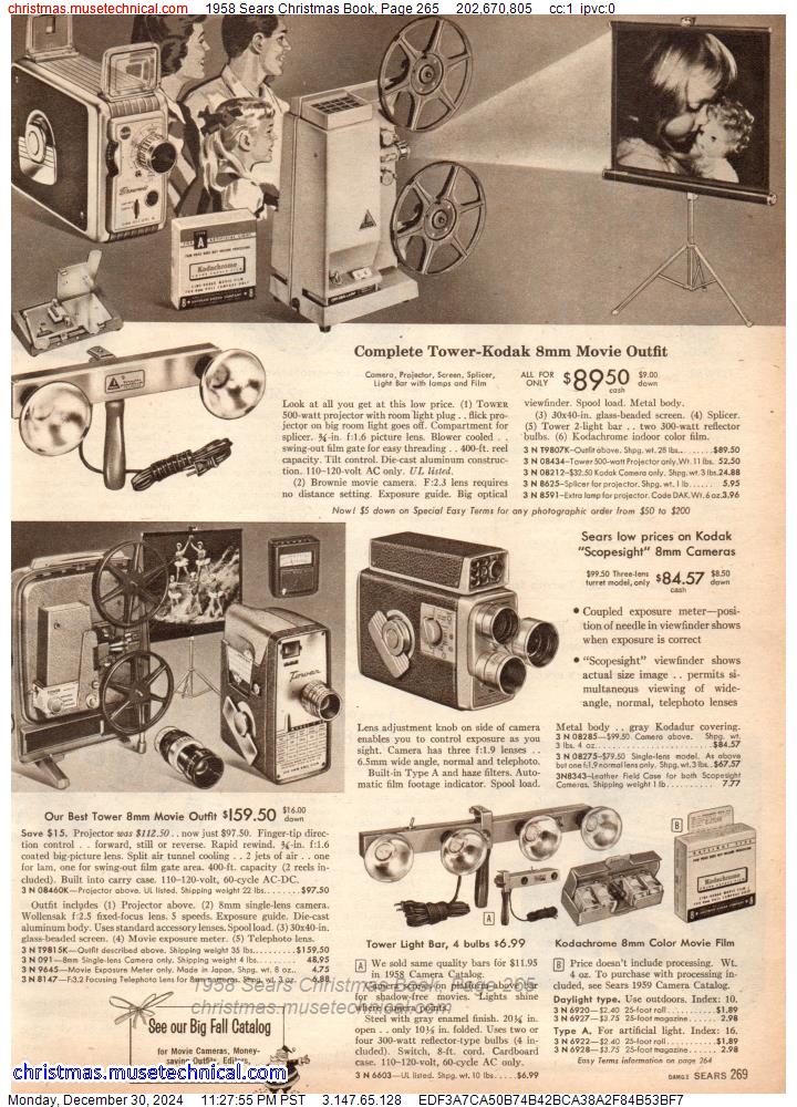 1958 Sears Christmas Book, Page 265