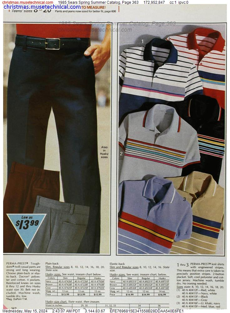 1985 Sears Spring Summer Catalog, Page 363