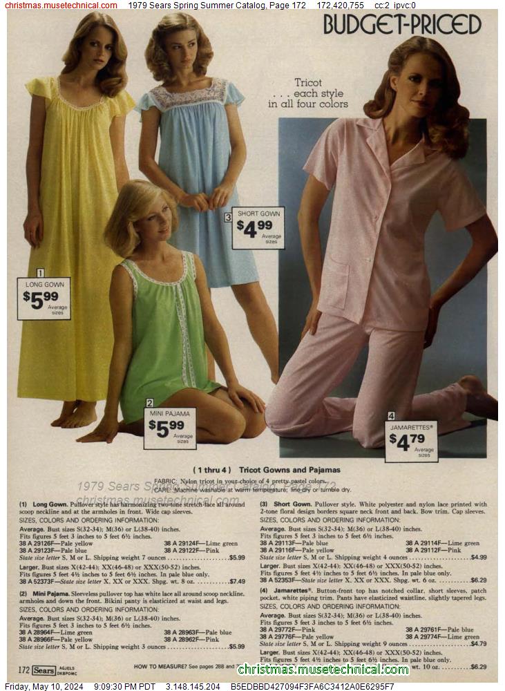 1979 Sears Spring Summer Catalog, Page 172