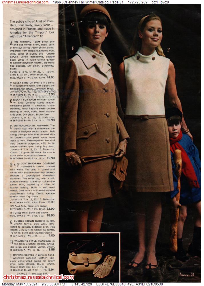 1966 JCPenney Fall Winter Catalog, Page 31