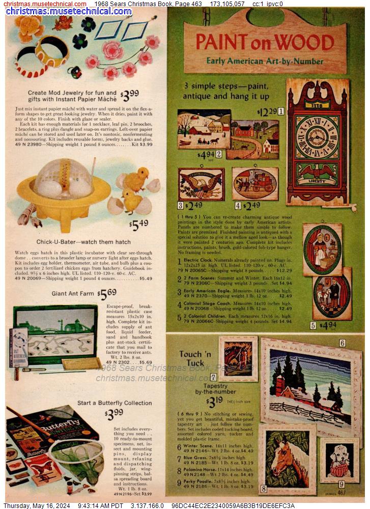 1968 Sears Christmas Book, Page 463