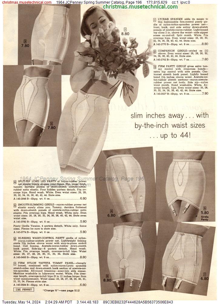 1964 JCPenney Spring Summer Catalog, Page 196