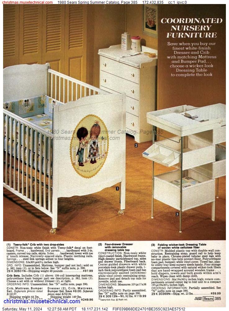 1980 Sears Spring Summer Catalog, Page 385