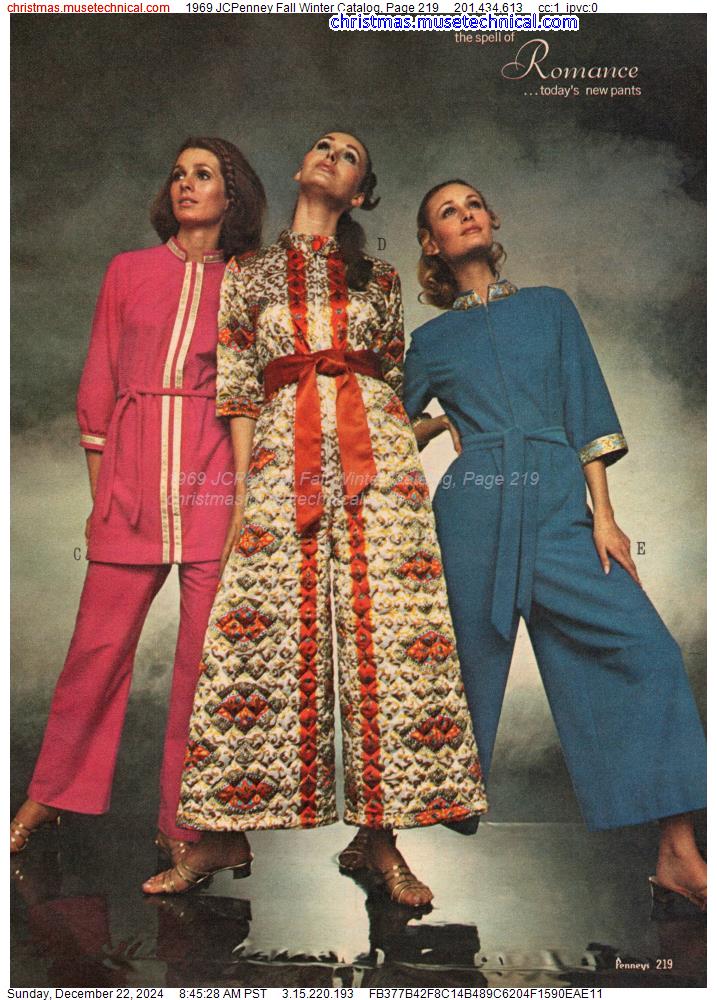 1969 JCPenney Fall Winter Catalog, Page 219