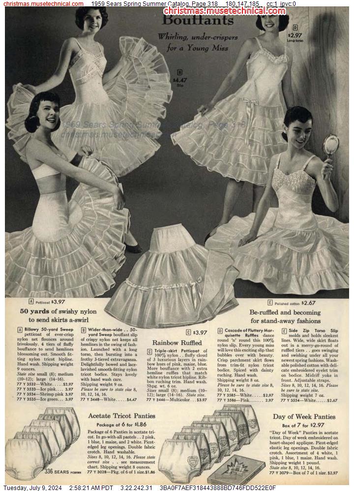 1959 Sears Spring Summer Catalog, Page 318