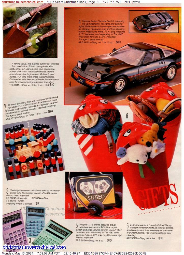 1987 Sears Christmas Book, Page 32