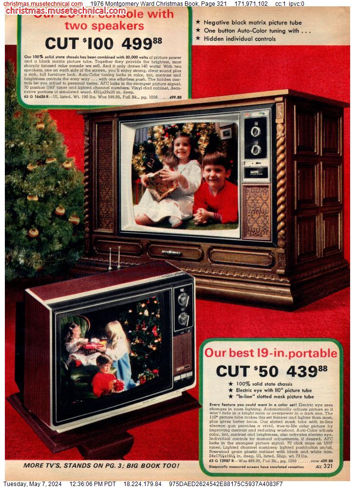 1976 Montgomery Ward Christmas Book, Page 321