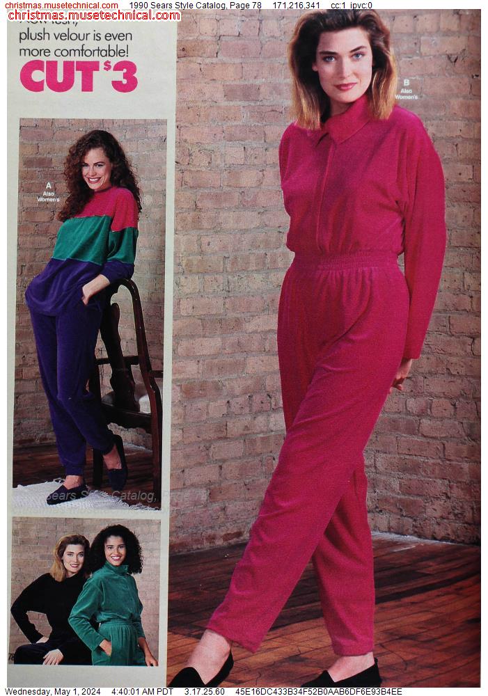 1990 Sears Style Catalog, Page 78
