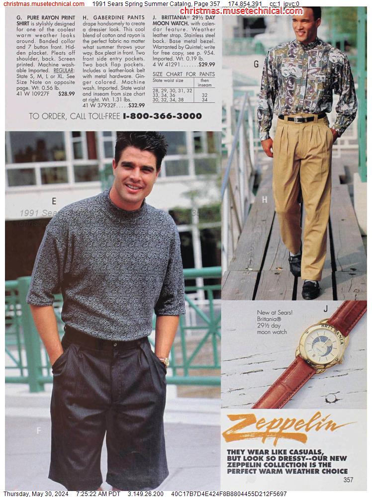 1991 Sears Spring Summer Catalog, Page 357 - Catalogs & Wishbooks