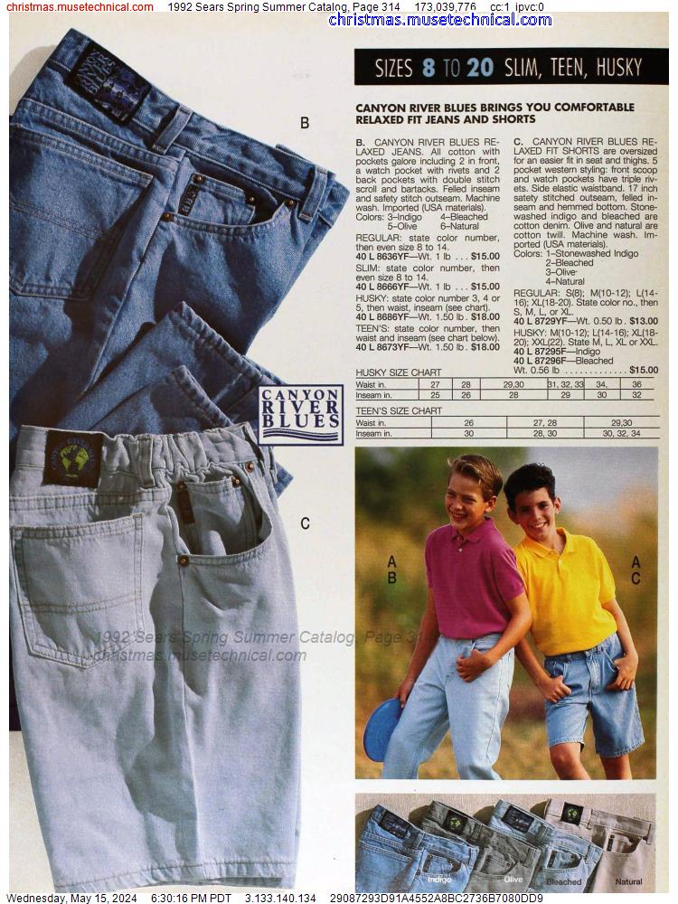 1992 Sears Spring Summer Catalog, Page 314